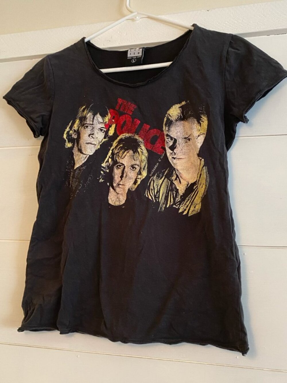 The Police Amplified Band T-Shirt | Women's Large | Vintage Wash Graphic Tee